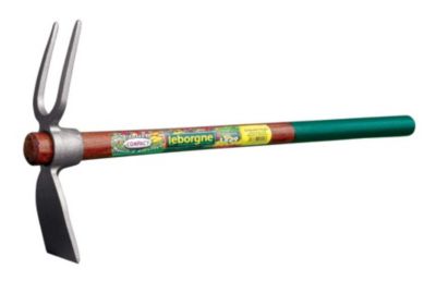 Serfouette LEBORGNE Modèle 22 cm Manche en bois 50 cm Outil de jardinage Emmanchement à oeil rond