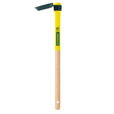 Leborgne Râteau 5 dents Compact manche bois 50 cm certifié PEFC 100%