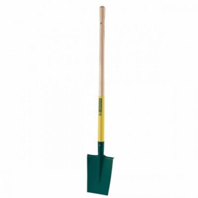 LEBORGNE Bêche dame à rebord 24cm avec manche pomme en bois certifié PEFC 100%