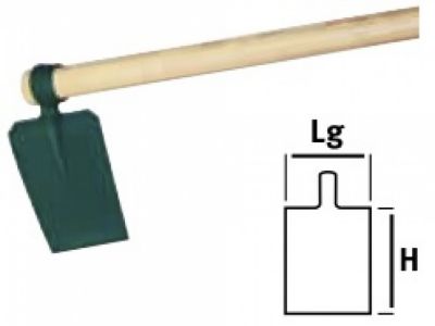 LEBORGNE Houe de Bastia 1kg 20cm sans manche