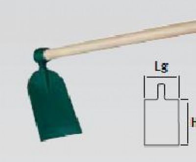 LEBORGNE Houe standard forgée 12cm sans manche