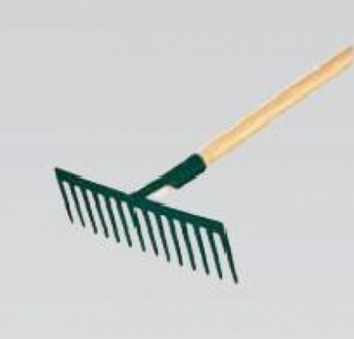 Leborgne Râteau 16 dents droites douille sans manche