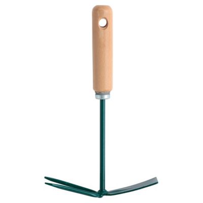 LEBORGNE Petite serfouette panne et fourche avec manche en bois