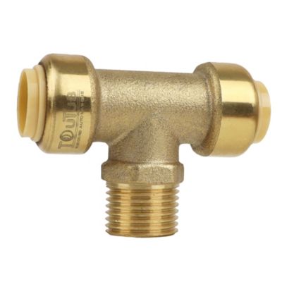 Raccord Te BOUTTE M15x21 D: 16mm Laiton Réutilisable Installation sans outil