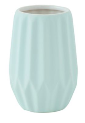 Gobelet bleu pastel en céramique soft touch Facette