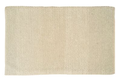 Tapis tricot Alaska écru L.150 x l.100 cm
