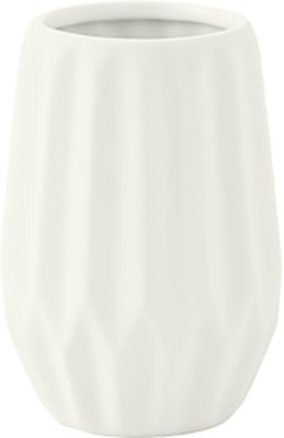 Gobelet blanc en céramique soft touch Facette