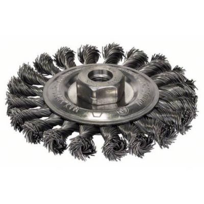 Brosse circulaire pour meuleuses angulaires à fils torsadés Ø115 BOSCH 2608622059