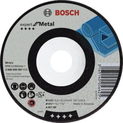 Meule EXPERT à ébarber BOSCH 115 x 6.0 mm 2608600218