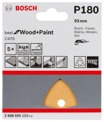 Bosch C470 93 mm - G180 - 5 pcs - StickFix - vue 3