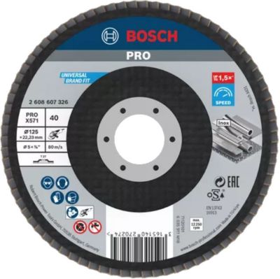 Bosch Plateau à lamelles Best for Metal Ø125mm