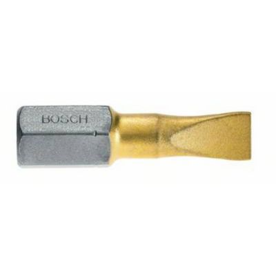 BOSCH Embout de vissage court et long pour vis à tête fendue 1 6 x 8 0 x 25 mm