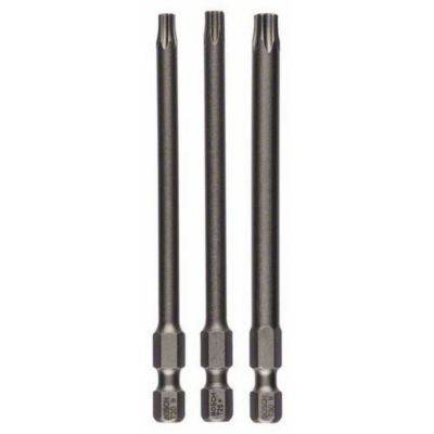 Embouts de Vissage Bosch Torx – Set de 3 Pièces, Qualité Extra-Dure, 89 mm