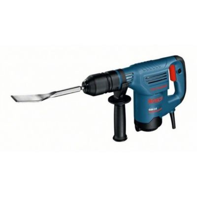 Bosch Professional marteau piqueur GSH 3 E avec burin carrelages burin pointu poignée auxiliaire coffret de transport