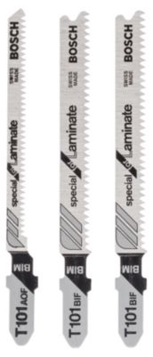 Lame de scie sauteuse BOSCH 2609256788 Assortiment 3 pièces Acier Découpe bois nette