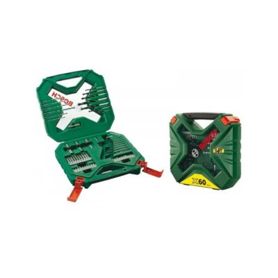 Coffret 60 Pièces Bosch Forets et Embouts Mixtes X-Line 2607010611