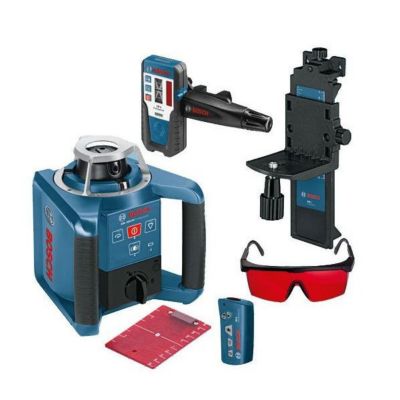 Bosch Professional Laser Rotatif GRL 300 HV Laser Cellule de Réception LR 1 Portée : jusqu'à 300 Diamètre dans Coffret de Transport