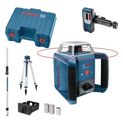 Laser rotatif GRL 400 H - kit complet avec batterie, trépied BT 170 HD et mire GR240