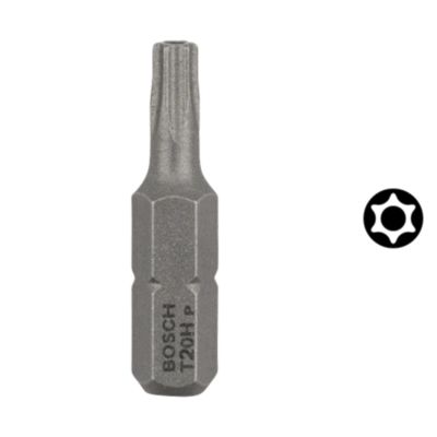 BOSCH Embout Torx TR 25 extra dur Forme C 6.3 2 pieces