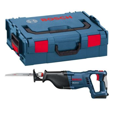 Scie sabre sans fil GSA 18 V-LI solo en coffret L-Boxx - sans batterie ni chargeur - 060164J007