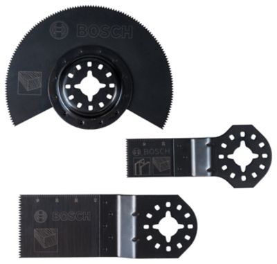 Lames pour le bois Bosch (2 plongeante + 1 segmentée)