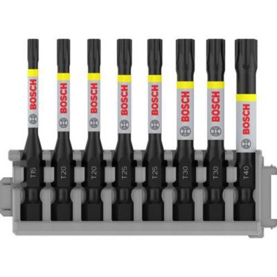 Embouts de vissage Bosch Screwdriver Bit Impact Control Pack de 8 50 mm Acier S2 - vue 3