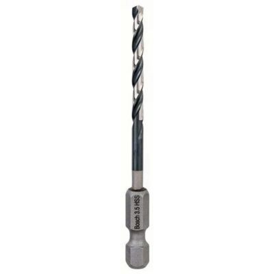 Bosch Foret hélicoïdal HSS à queue six pans 3 5 mm 3.5 x 39 x 79 mm 2608577051