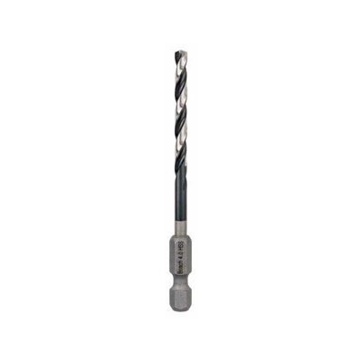 Foret métal diamètre 4 x 83mm longueur utile 43mm - queue 6 pans 1/4'' - BOSCH - 2608577052