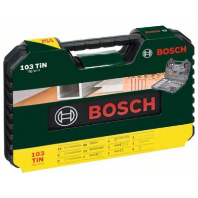 Coffret assortiment forets et embouts perçage et vissage Bosch (103 pièces)