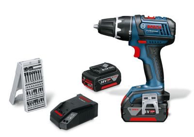 Perceuse à  percussion sans fil Bosch Bleu GSR18V-LI 18V - 4Ah