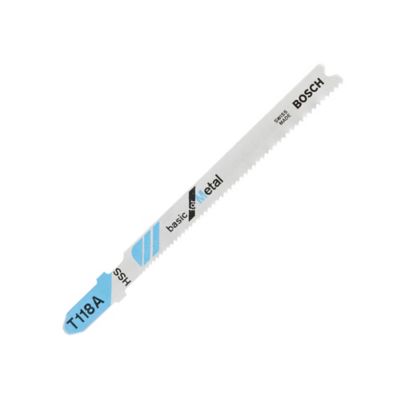 2 lames de scie sauteuse T droite propre Bosch Métal