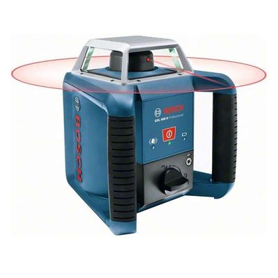 Laser rotatif GRL 400 H + trépied + accessoires + coffret standard BOSCH 06159940JY - vue 3