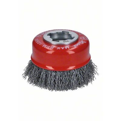 Bosch Brosse boisseau acier X LOCK 75 fils ondulés 75 mm 0 3 mm X LOCK 2608620725