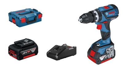 Perceuse visseuse à  percussion sans fil Bosch professional GSB 18V-60 C 18V - 2x4Ah