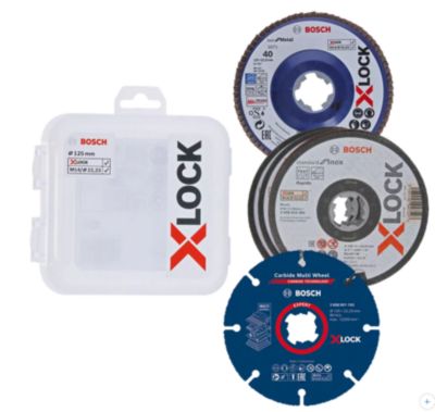 Bosch Kit disques X-Lock 125 mm - 2608619374 Argent - vue 3
