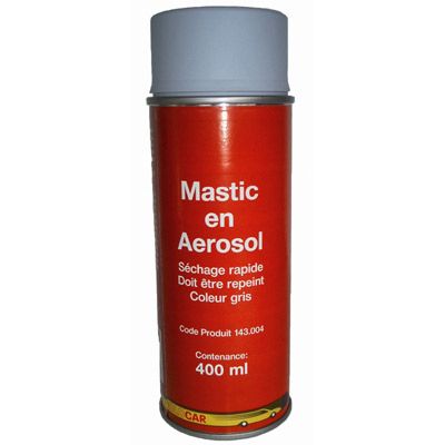 Mastic en aérosol 400 ml coloris gris