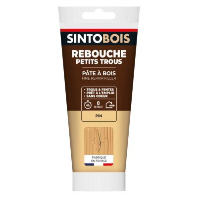 Pâte à bois rebouche petits trous Sintobois pin 250g