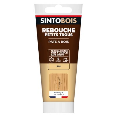 Rebouche petit trous pâte à bois Sintobois pin 80g