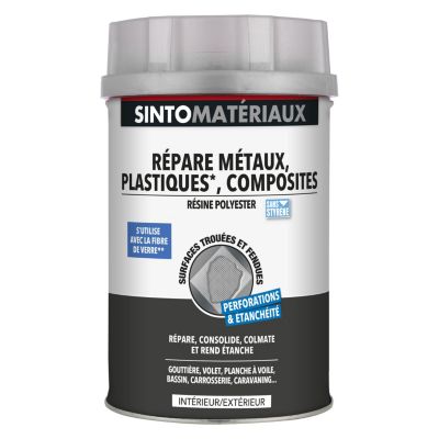 Résine polyester métaux, plastiques, composites 1L