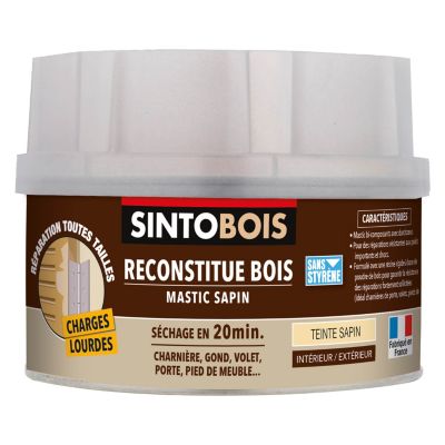 Reconstitue bois mastic Sintobois sapin 190g