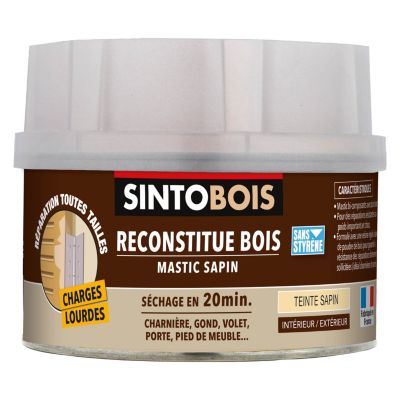 Reconstitue bois mastic Sintobois sapin 550g