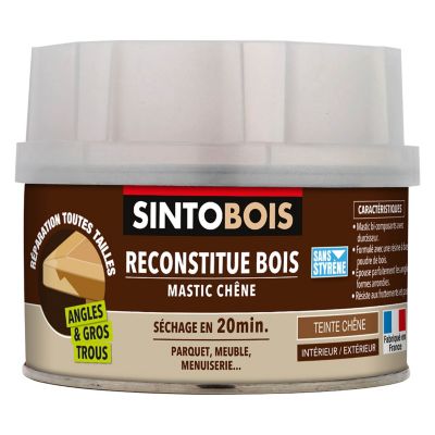 Reconstitue bois mastic Sintobois chêne 190g