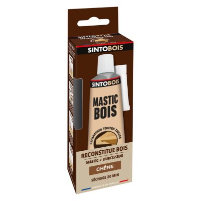 Reconstitue bois mastic + durcisseur Sintobois chêne 60g