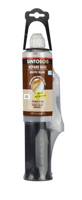 Répare bois mastic Sintobois blanc 150ml