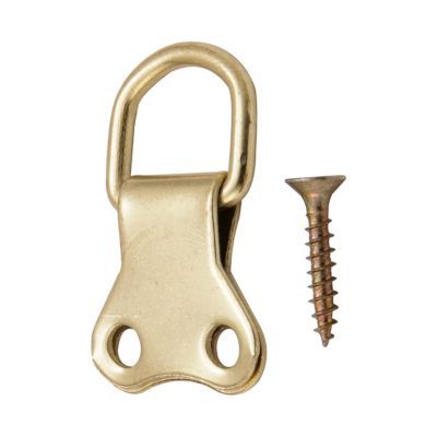 Lot de 4 anneaux de suspension avec vis à bois.