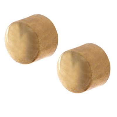 Lot de 10 punaises magnétiques dorées