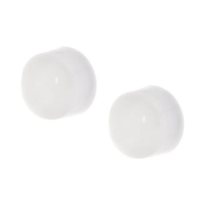 Lot de 10 punaises magnétiques blanches