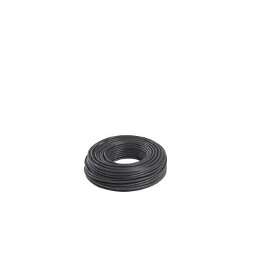 Fil 1,5mm² H07VU noir couronne 25m