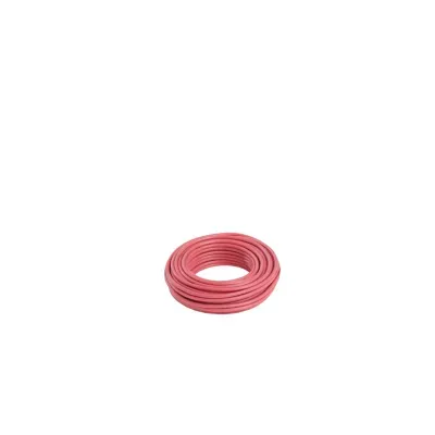 Fil 2,5mm² H07VU rouge couronne 10m