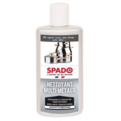 Nettoyant multi-métaux contact alimentaire Spado 250ml